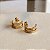 Brincos Argolas Cravejados com Zircônias Semijoias 18k - MB921 - Imagem 2