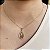 Gargantilha Pingente Cravejado com Zircônias Semijoias 18k - MC60 - Imagem 1
