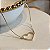 Choker com Coração Cravejado Semijoias 18k - MC631 - Imagem 2