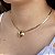 Choker Fio 3mm Laminado com Pingente Semijoias 18k - MC642 - Imagem 1