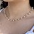 Gargantilha Bolas com Pérolas Semijoias 18k - MC619 - Imagem 1