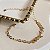 Pulseira Folhas com Pedra Semijoia18k - MP557 - Imagem 2