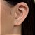 Brincos com Zircônias 3mm Prata 925 - BPR752 - Imagem 1