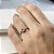 Anel com Pedra Verde Semijoia 18k - MA145 - Imagem 2
