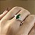 Anel com Pedra Verde Esmeralda Prata 925 - APR238 - Imagem 1