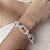 Pulseira com Elos Grandes Prata 925 - PPR528 - Imagem 1