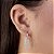Argolas com Elos Cravejados com Zircônias Prata 925 - BPR793 - Imagem 1