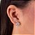 Brincos Flor com Zircônias Prata 925 - BPR797 - Imagem 1