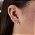 Brincos Cravejados com Zircônias Prata 925 - BPR800 - Imagem 1