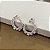 Brincos Argolas com Zircônias Prata 925 - BPR804 - Imagem 2