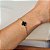 Pulseira com Trevo Preto Resinado Semijoias 18k - MP606 - Imagem 1