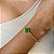 Pulseira com 3 Trevos Resinados Semijoias 18k - MP605 - Imagem 2