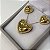 Conjunto Coração Cravejado com Zircônias Semijoias 18k - MC855 - Imagem 2