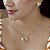 Conjunto Coração Cravejado com Zircônias Semijoias 18k - MC855 - Imagem 1