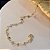 Pulseira com Pérolas Pequenas Semijoia 18k - MP619 - Imagem 2
