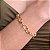 Pulseira Elos com Corrente Veneziana Semijoia 18k - MP655 - Imagem 1