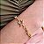 Pulseira com Elos Duplo Semijoia 18k - MP612 - Imagem 1