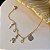 Pulseira com Pingentes Semijoia 18k - MP651 - Imagem 1