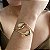 Bracelete Ajustável Semijoias 18k  - MP699 - Imagem 2