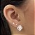 Brincos Trevo Cravejados com Zircônias Prata 925 - BPR819 - Imagem 1