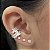 Argola Fake Cravejada com Zircônias Prata 925 - BPR826 - Imagem 1