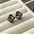 Brincos Cravejados com Marcassitas Prata 925 Bali - BPR832 - Imagem 1