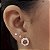 Brincos Cravejados com Zircônias Prata 925 - BPR843 - Imagem 1