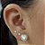 Brincos Coração Cravejados com Zircônias Prata 925 - BPR845 - Imagem 1
