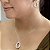 Conjunto Com Pingente Oval Liso Prata 925 - CPR803 - Imagem 1