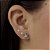 Brincos Cravejados com Pedra Natural Prata 925 - BPR855 - Imagem 2
