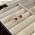 Brincos com Zircônia Rosa Prata 925 - BPR863 - Imagem 1