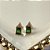 Brincos Retangular com Pedra Verde Semijoias 18k - MB1019 - Imagem 1
