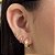 Argolas Flor Semijoias 18k - MB1036 - Imagem 2