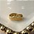 Argolas Detalhada Semijoias 18k - MB1049 - Imagem 1