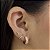 Argolas Cravejadas com Zircônia Semijoias 18k - MB1108 - Imagem 2