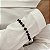 Pulseira com Pedras Pretas Semijoias 18k - 18cm - MP704 - Imagem 2