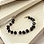 Pulseira com Pedras Pretas Semijoias 18k - 18cm - MP704 - Imagem 1