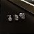 Trio de Brincos Gota Cravejada Prata 925 - 7/8/9mm - BPR870 - Imagem 2