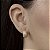 Argolas Cravejadas com Zircônias Semijoias 18k - M5B05 - Imagem 1