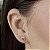Brincos Coração Cravejado com Zircônias Semijoias 18k - M5B109 - Imagem 1