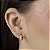Argolas Cravejadas com Zircônias Semijoias 18k - M5B08 - Imagem 1