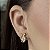 Brincos Asas com Gota em Zircônia Semijoias 18k - M5B120 - Imagem 1
