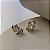 Brincos Asas com Gota em Zircônia Semijoias 18k - M5B120 - Imagem 2