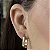 Argolas Samara com Zircônias Semijoias 18k - M5B27 - Imagem 1