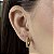 Argolas Cravejadas com Zircônias Semijoias 18k - M5B15 - Imagem 1