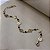 Pulseira Flor com Bolinhas Pretas Semijoias 18k - MP754 - Imagem 2