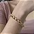Pulseira Elos Texturizados Semijoias 18k - M4P31 - Imagem 1