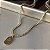 Gargantilha Choker Riviera com Letra Semijoias 18k - M1C02 - Imagem 4