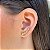 Brincos Ear Cuff Bolas Semijoia 18k - MB137 - Imagem 1