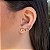 Brincos Ear Cuff Coração - Semijoia 18k - Antialérgico - MB105 - Imagem 1